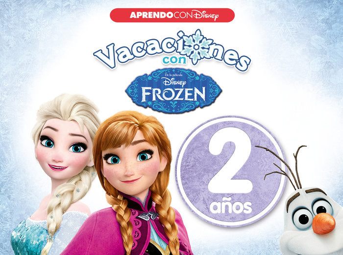 Vacaciones con Frozen. 2 años (Aprendo con Disney), de Disney, | portada del libro