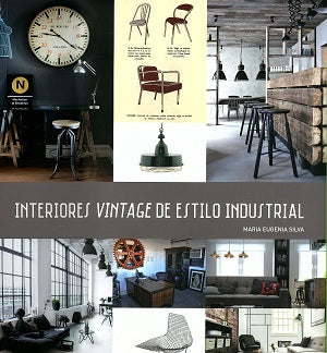 Interiores vintage de estilo industrial, de Ilus Book | portada del libro