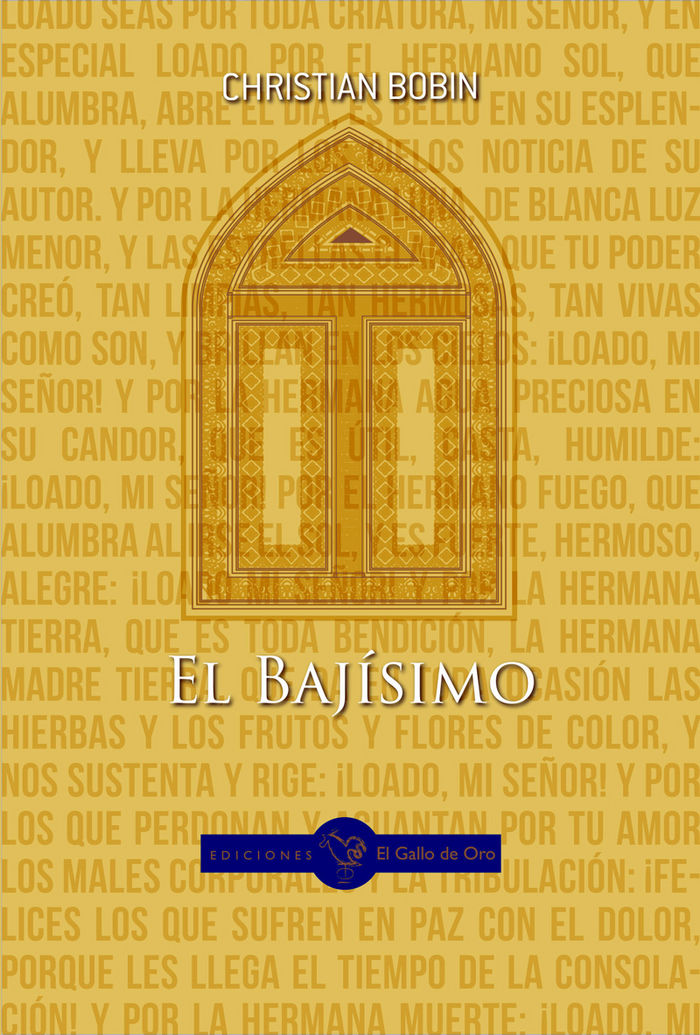 EL BAJISIMO, de CHRISTIAN BOBIN | portada del libro
