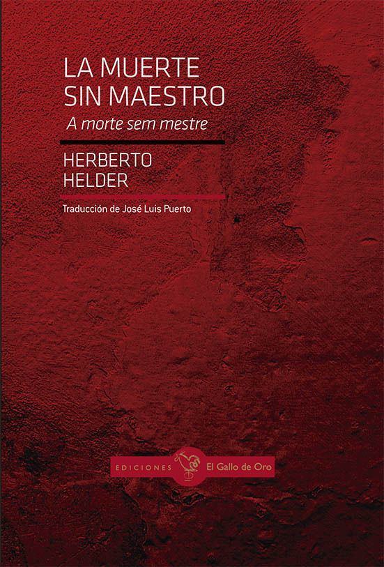 LA MUERTE SIN MAESTRO, de HERBERTO HELDER | portada del libro