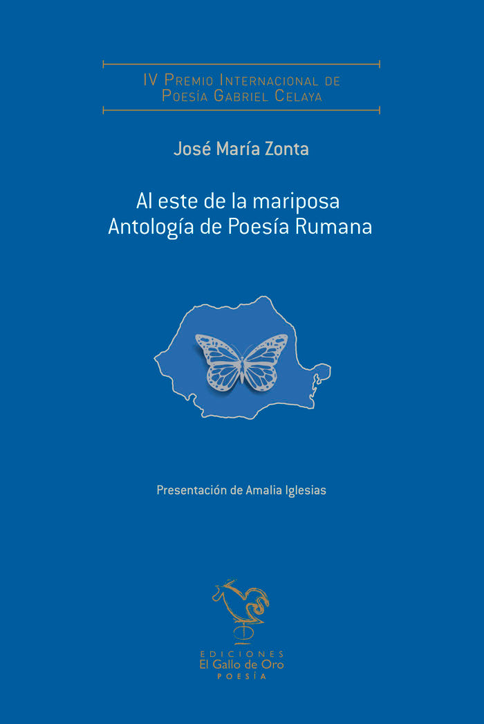 AL ESTE DE LA MARIPOSA. ANTOLOGIA DE POESIA RUMANA, de ZONTA, JOSé MARíA | portada del libro
