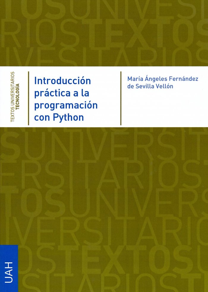 Introducción práctica a la programación con Python, de Fernández de Sevilla Vellón, Mª Ángeles | portada del libro