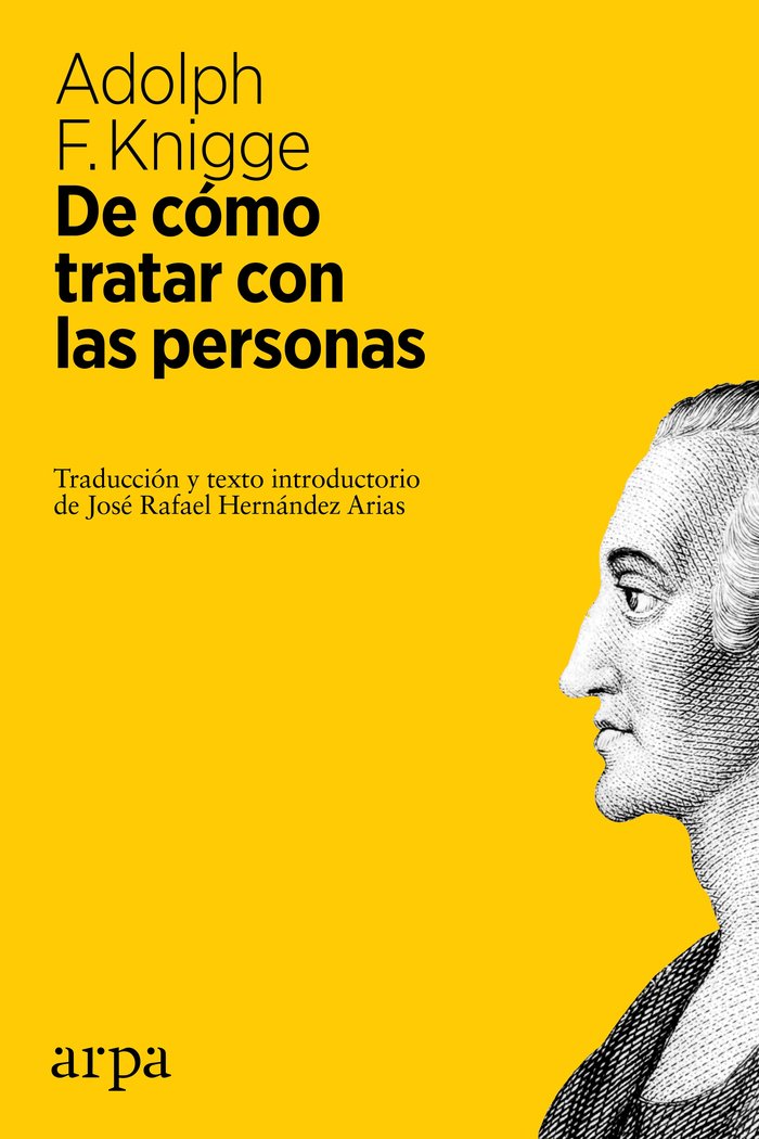 De cómo tratar con las personas, de Knigge | portada del libro