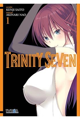 Trinity Seven 1, de Kenji Saito | portada del libro