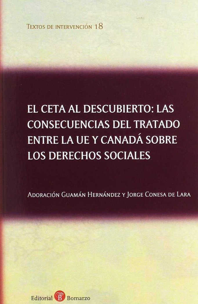 El CETA al descubierto: las consecuencias del tratado entre la UE y Canadá sobre los derechos social, de Guamán Hernández | p