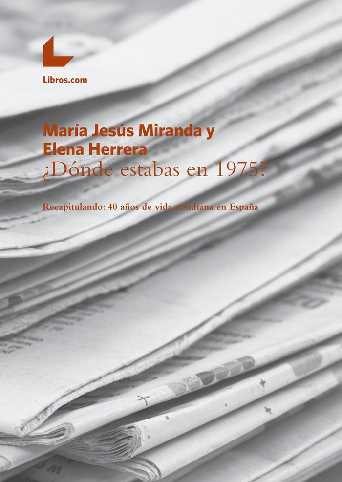 ¿DONDE ESTABAS EN 1975?, de MIRANDA, MARIA JESUS | portada del libro