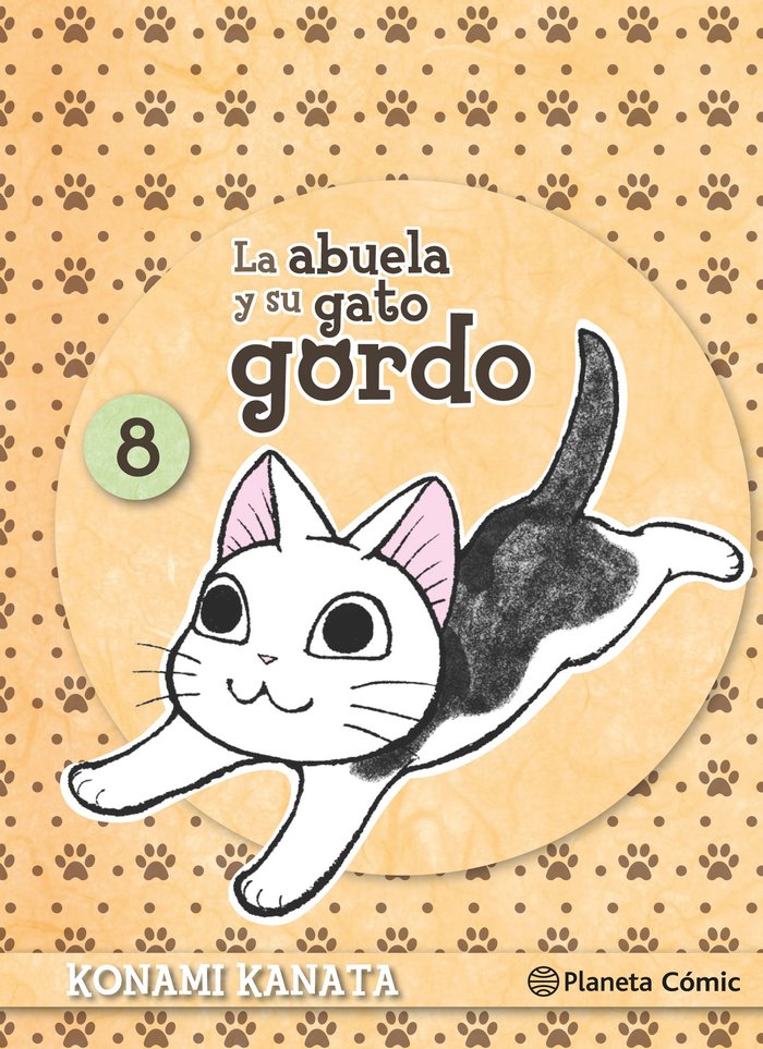 La abuela y su gato gordo nº 08/08, de Kanata, Konami | portada del libro