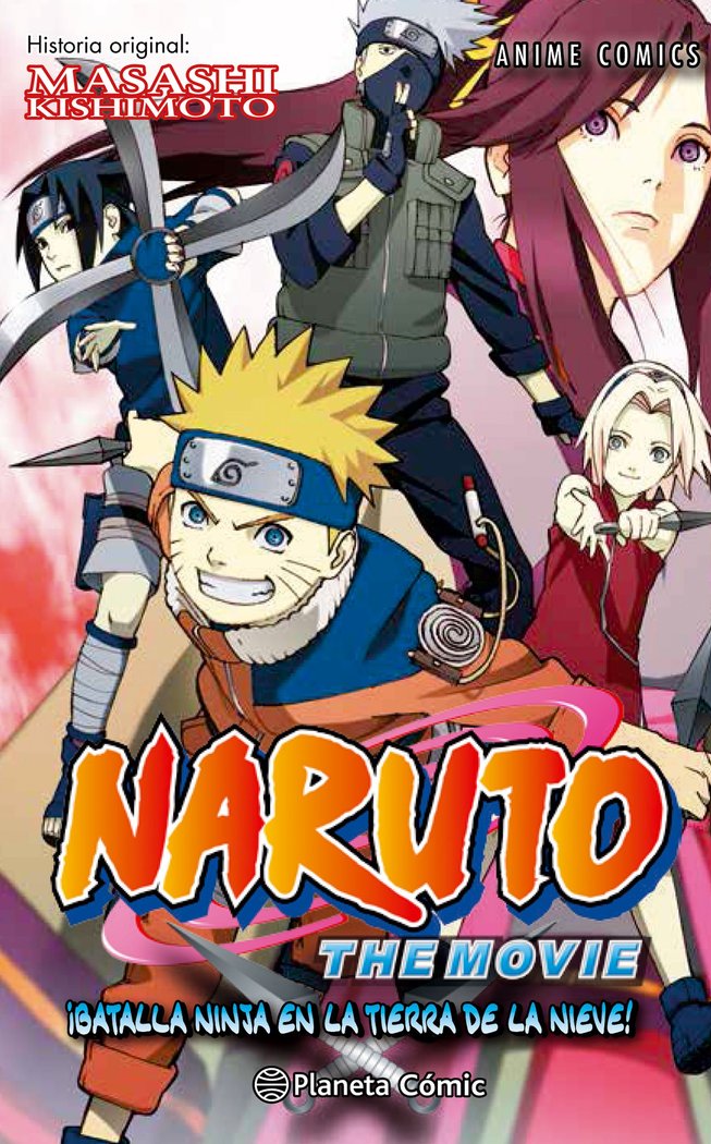 Naruto Anime Comic nº 02 ¡Batalla ninja en la tierra de la nieve!, de Kishimoto, Masashi | portada del libro