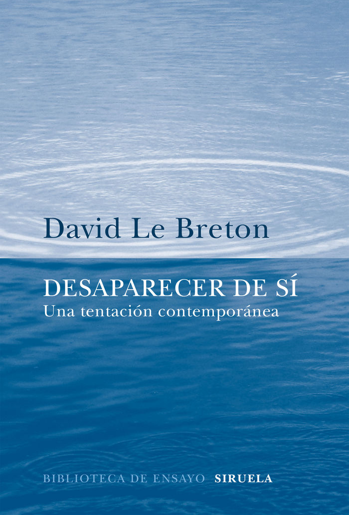 Desaparecer de sí, de Le Breton, David | portada del libro