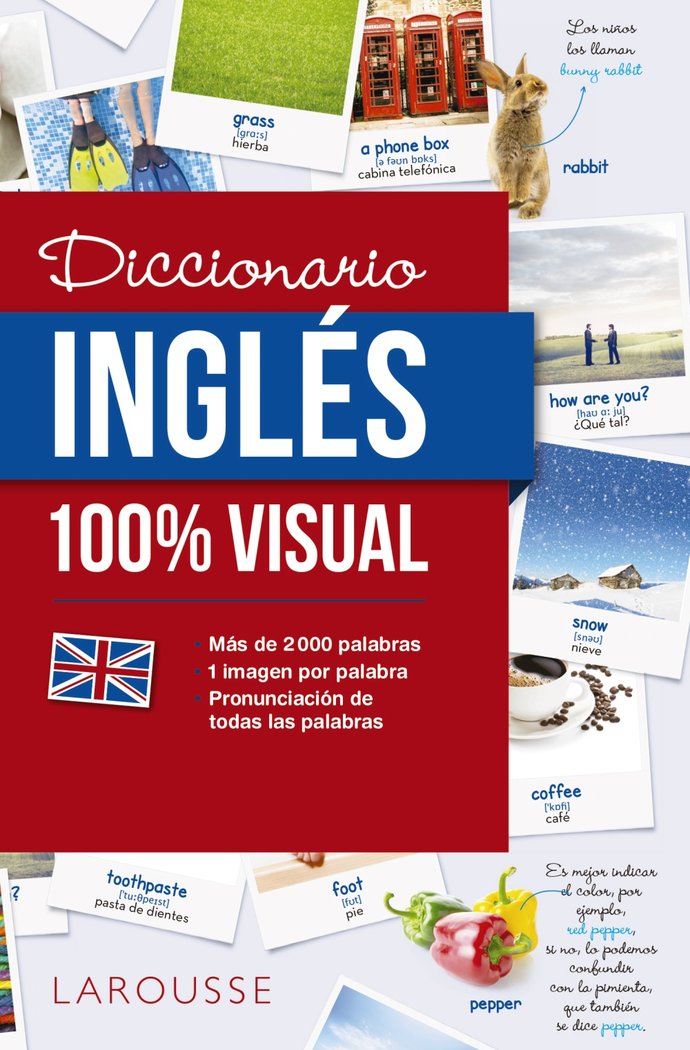 Diccionario de inglés 100% Visual, de Larousse Editorial | portada del libro