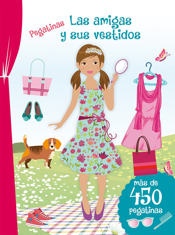 Pegatinas - Las amigas y sus vestidos, de Varios autores | portada del libro