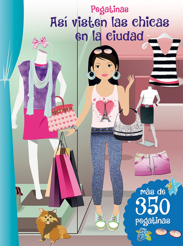 Pegatinas - Así visten las chicas en la ciudad, de Varios autores | portada del libro