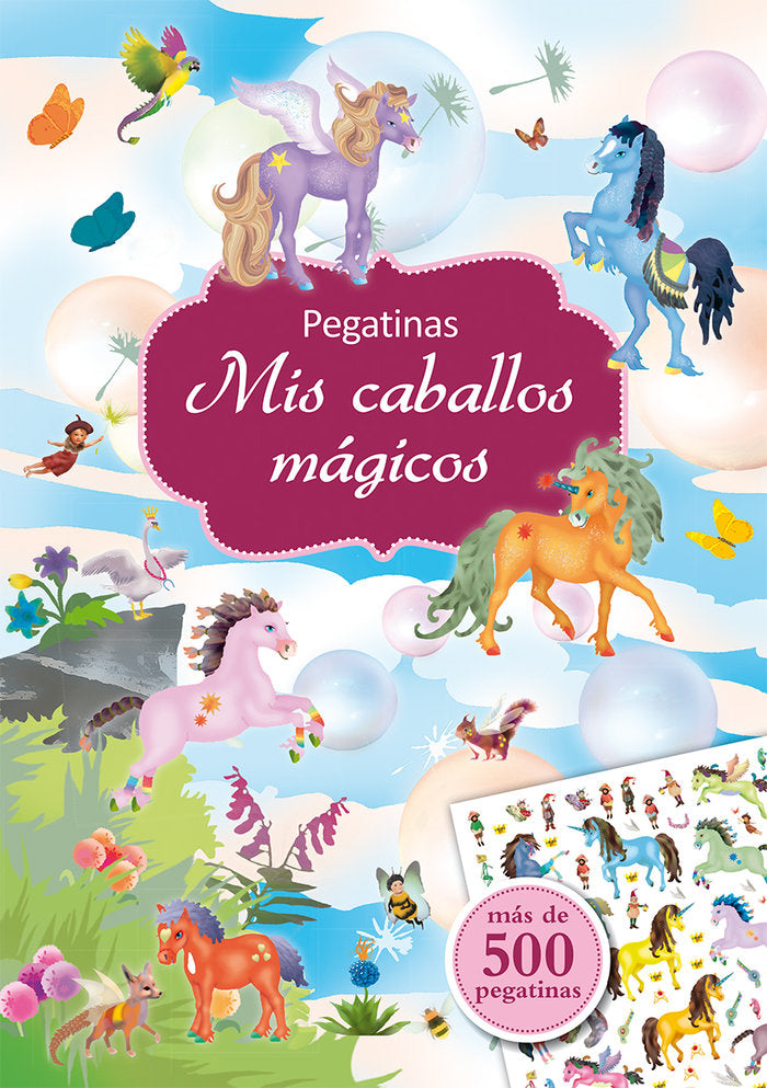 Mis caballos mágicos- Pegatinas, de WAGNER, MAJA | portada del libro