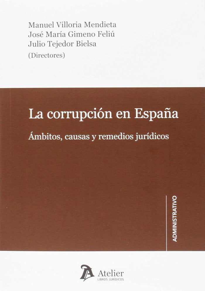 La corrupción en España | portada del libro