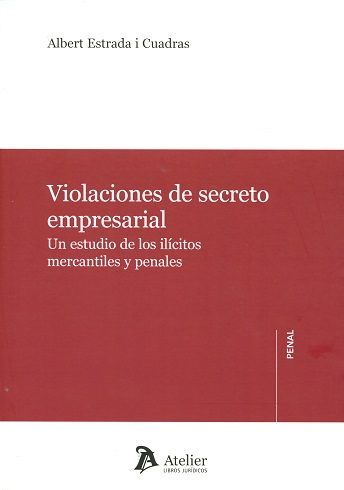 Violaciones de secreto empresarial., de Estrada Cuadras | portada del libro