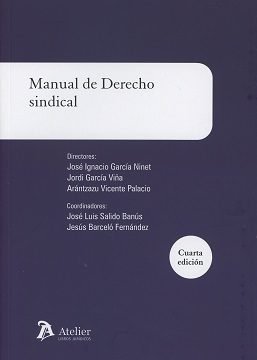 Manual de derecho sindical, de AA.VV. | portada del libro