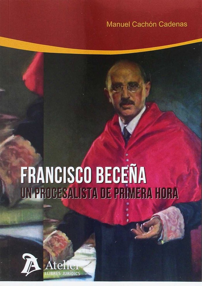Francisco Beceña:un procesalista de primera hora, de Cachón Cadenas | portada del libro