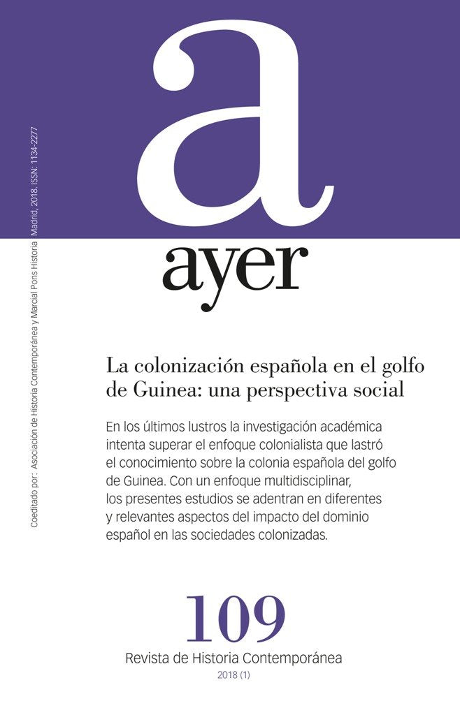 La colonización española en el golfo de Guinea: una perspectiva social, de Álvarez Chillida, Gonzalo | portada del libro