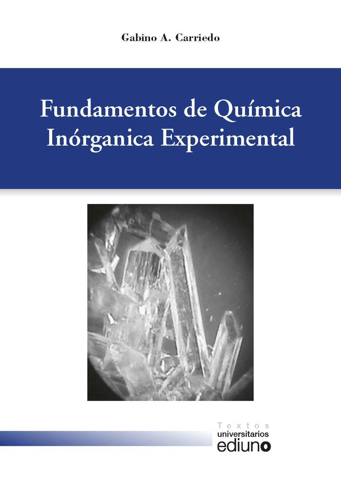 Fundamentos de Química Inorgánica Experimental, de Carriedo Ule | portada del libro