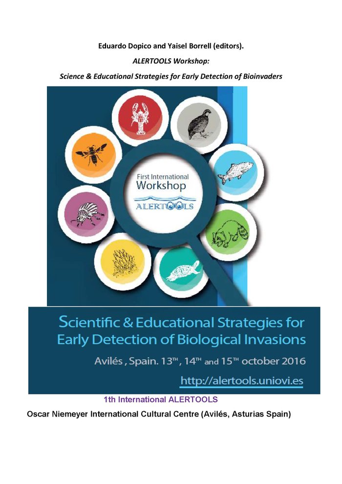Alertools Workshop: Science & Educational Strategies for Early Detection of Bioinvaders, de Varios autores | portada del libr