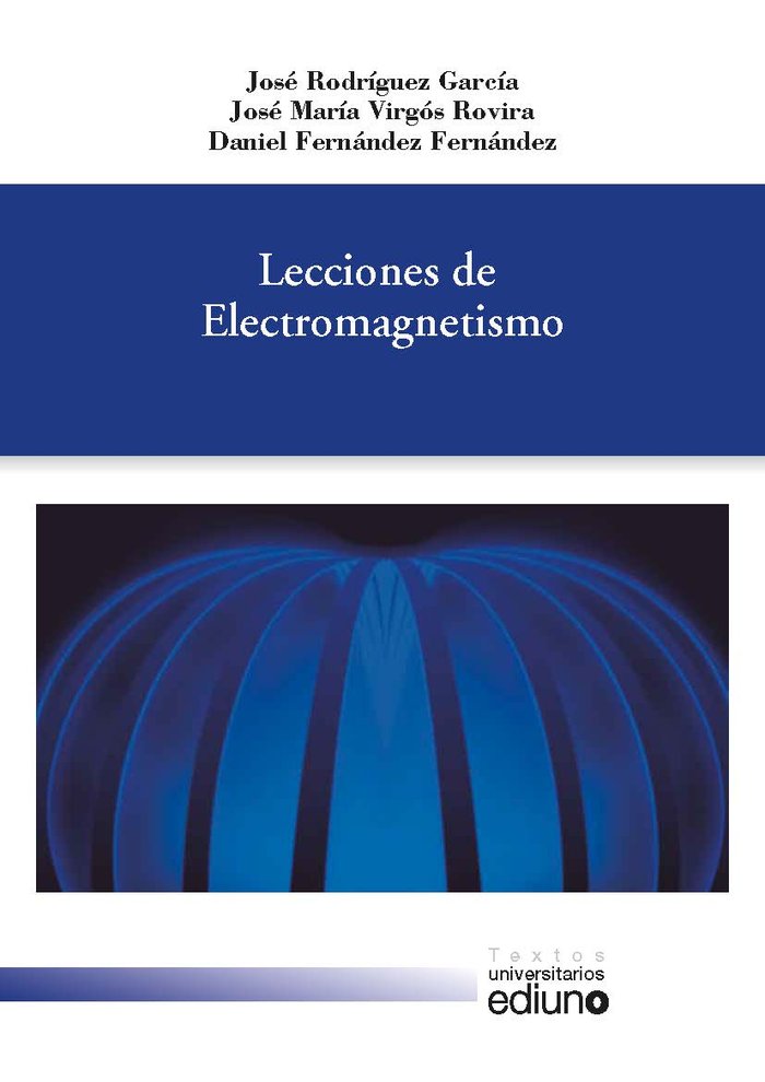 Lecciones de electromagnetismo, de Rodríguez García | portada del libro