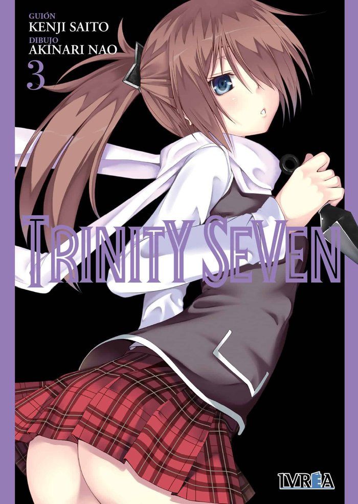 Trinity Seven 3, de Kenji Saito | portada del libro