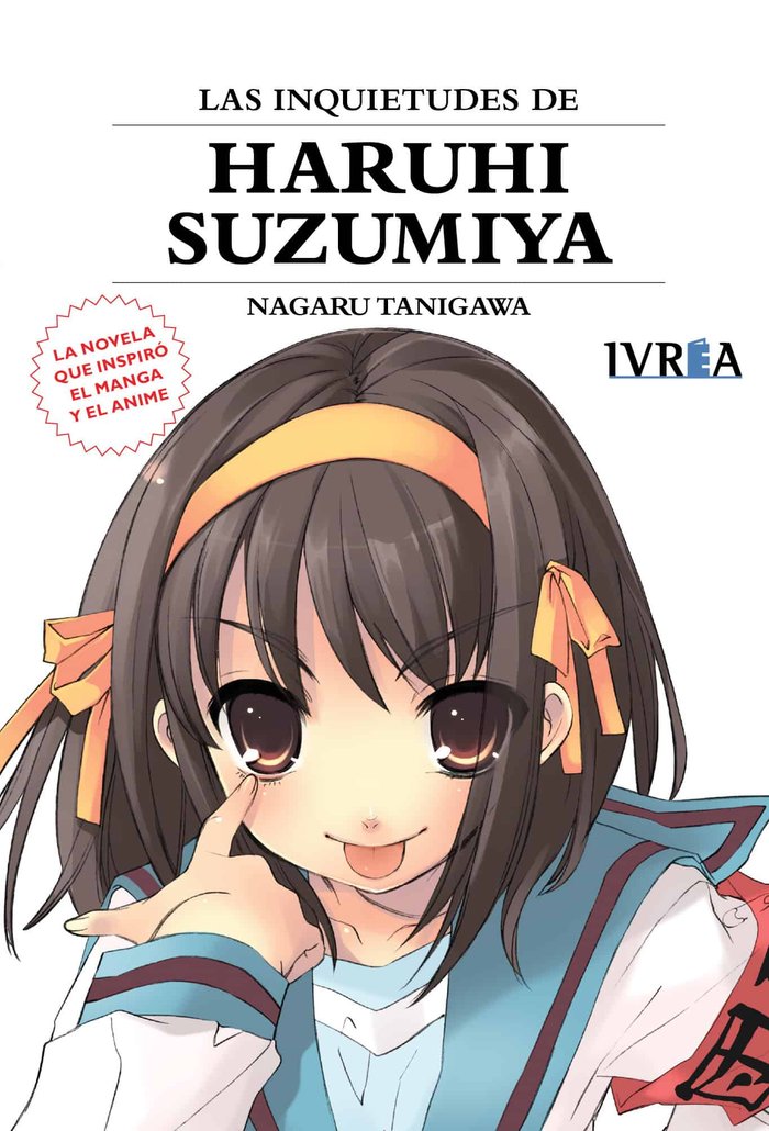 Las inquietudes de Haruhi Suzumiya, de Nagaru Tanigawa | portada del libro