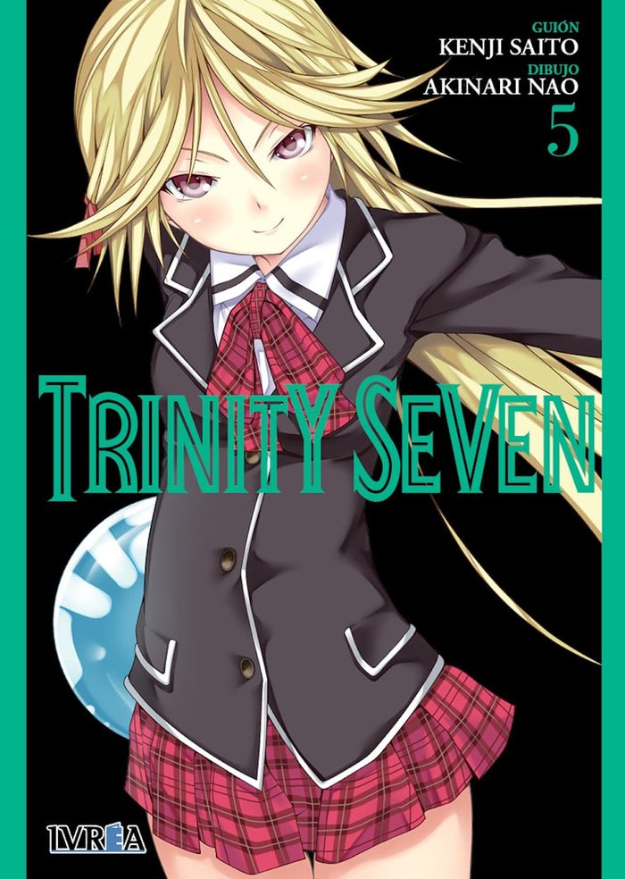 Trinity Seven 5, de Kenji Saito | portada del libro