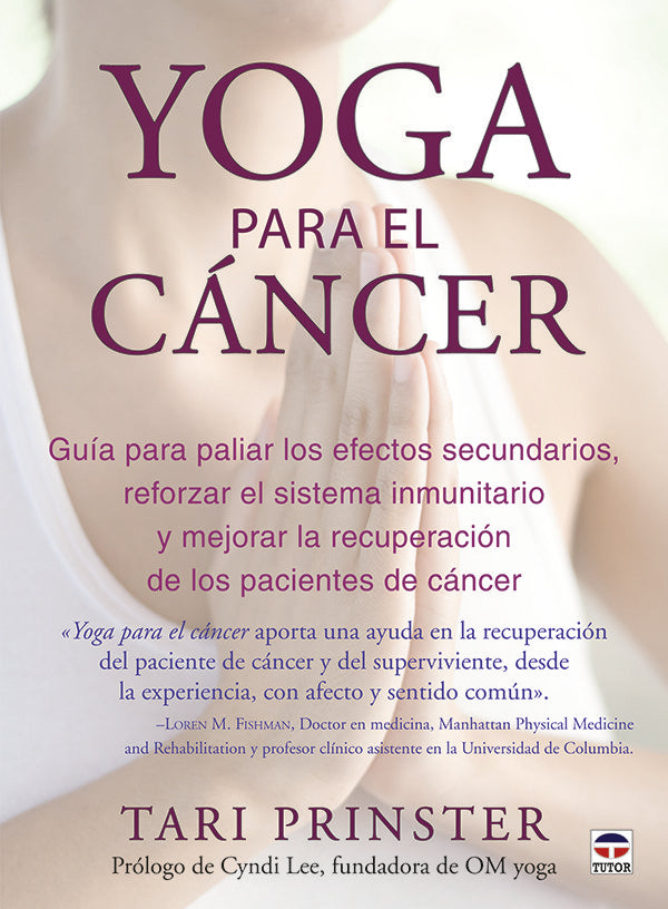 Yoga para el cáncer, de Prinster, Tari | portada del libro