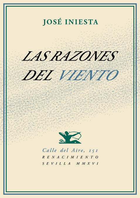 Las razones del viento, de Inesta Maestro, José | portada del libro