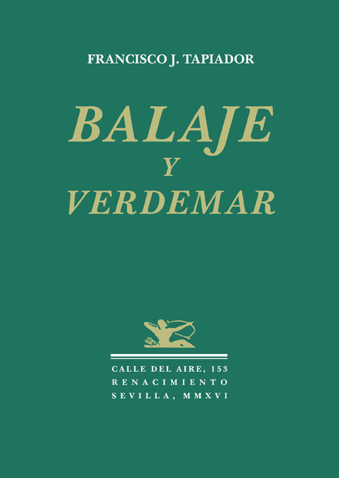 Balaje y verdemar, de Tapiador, Francisco J. | portada del libro