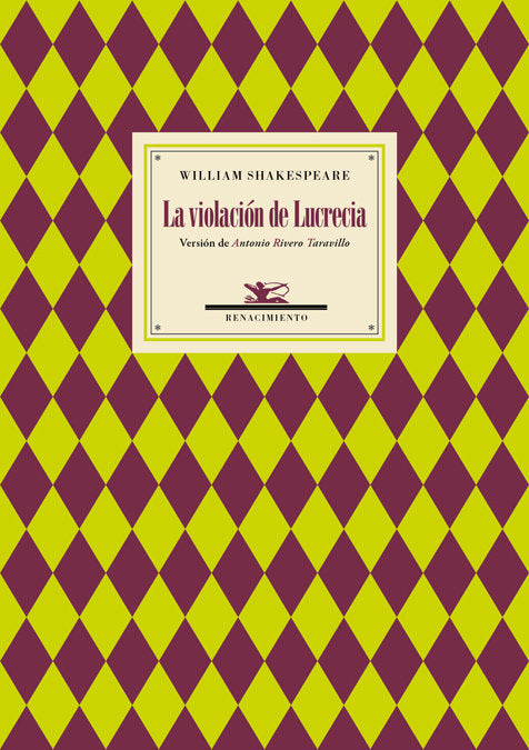 La violación de Lucrecia, de Shakespeare, William | portada del libro