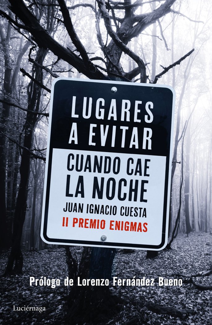 Lugares a evitar cuando cae la noche, de Cuesta Millán | portada del libro