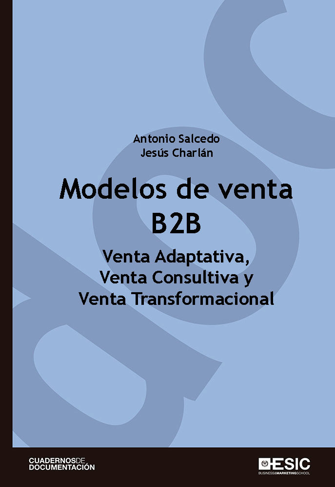 Modelos de venta B2B, de Salcedo Fernández, Antonio | portada del libro