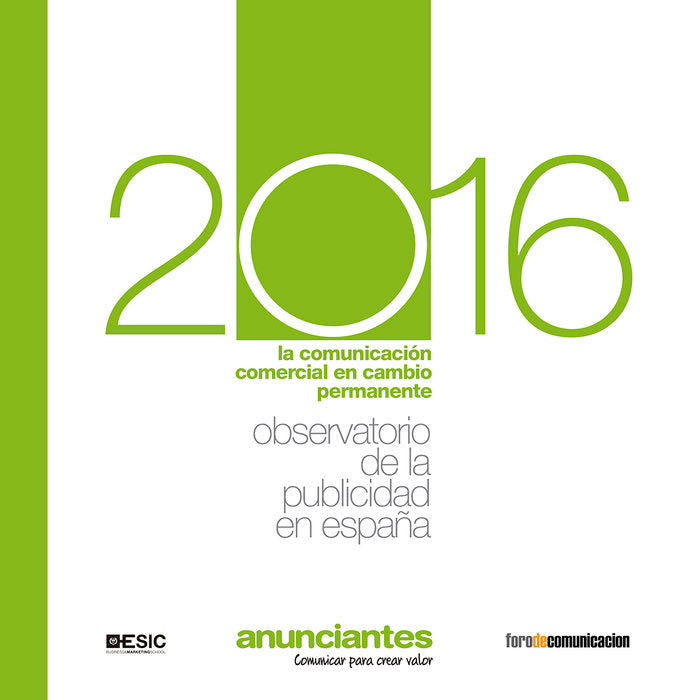Observatorio de la publicidad en España, de Varios autores | portada del libro