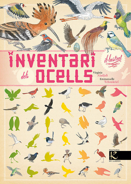 Inventari il.lustrat dels ocells, de Aladjidi, Virginie | portada del libro