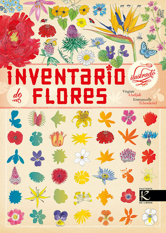 Inventario ilustrado de flores, de Aladjidi, Virginie | portada del libro