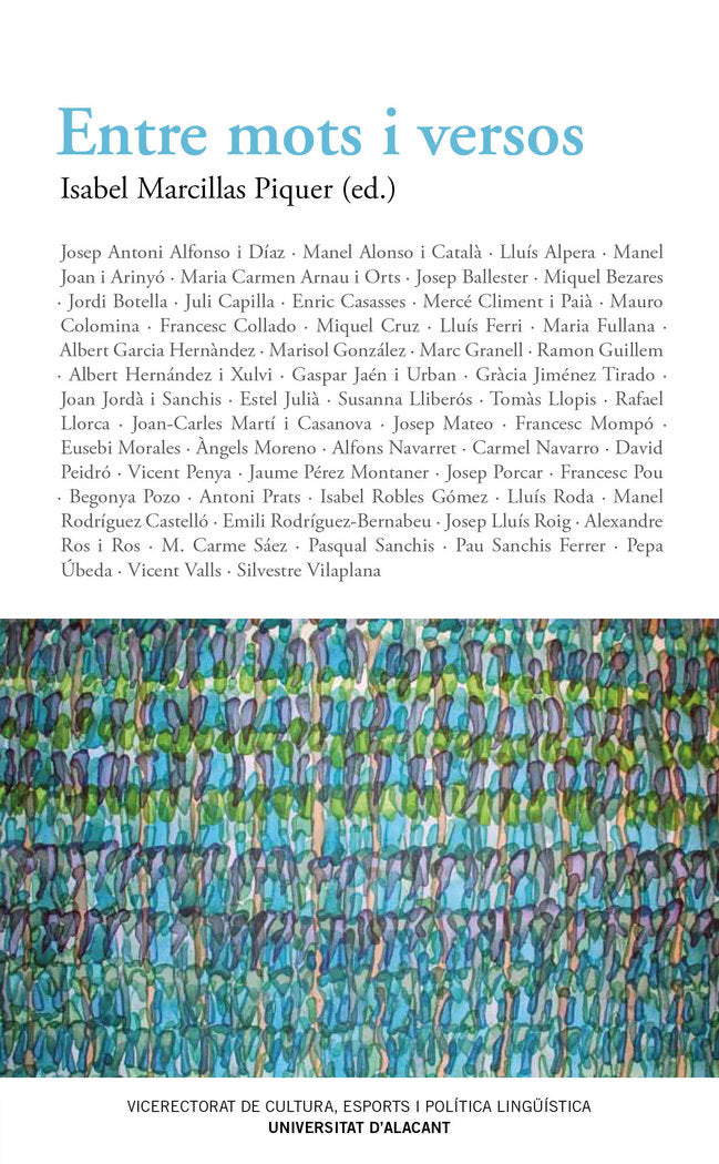 Entre mots i versos | portada del libro