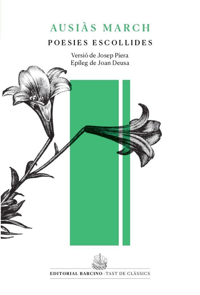 Poesies escollides, de PIERA, JOSEP | portada del libro