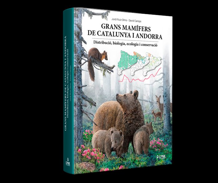 GRANS MAMIFERS DE CATALUNYA I ANDORRA, de JORDI RUIZ-OLMO, DAVID CAMPS | portada del libro