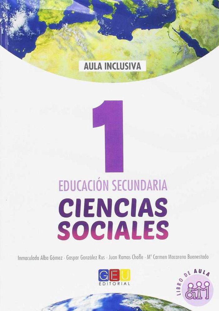 CIENCIAS SOCIALES 1 SECUNDARIA LIBRO DE AULA, de González Rus | portada del libro