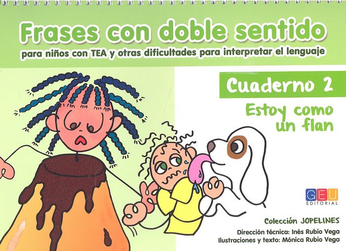 Frases con doble sentido. Cuaderno 2. Estoy como un flan, de Rubio Vega, Inés | portada del libro