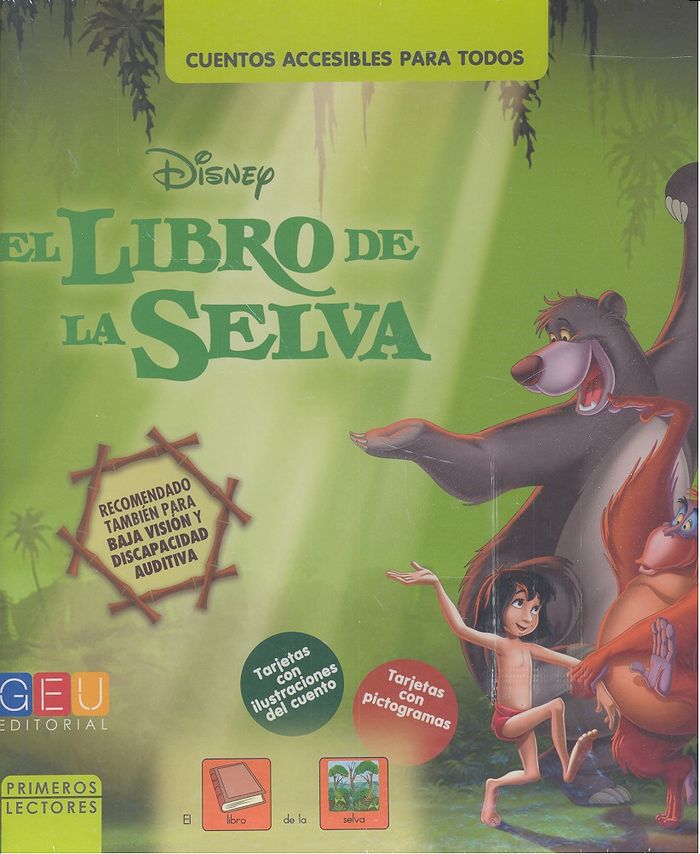 El libro de la selva, de DISNEY | portada del libro