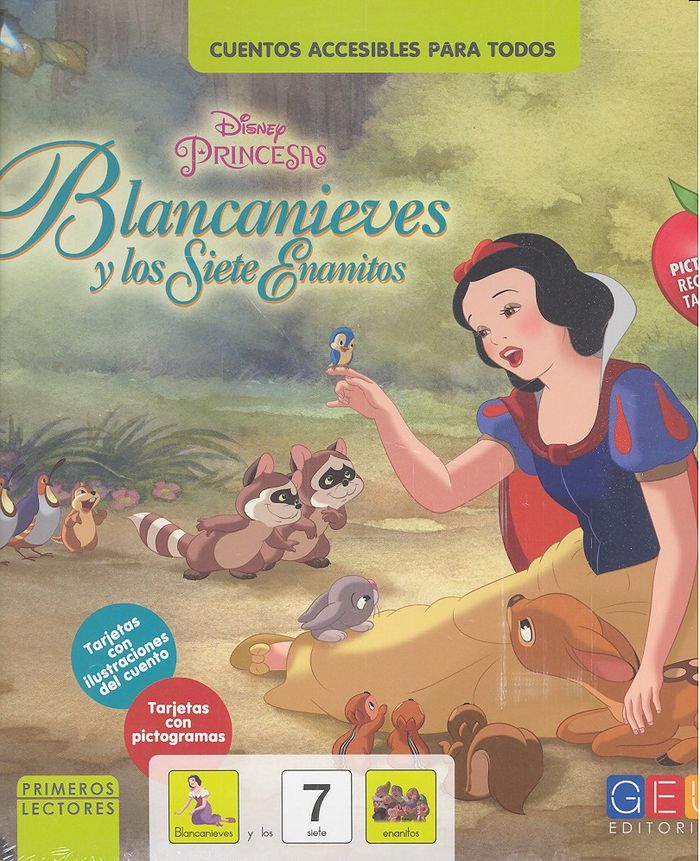 Blancanieves y los siete enanitos, de DISNEY | portada del libro