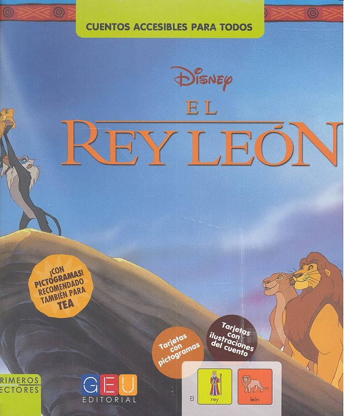 El Rey león, de DISNEY | portada del libro