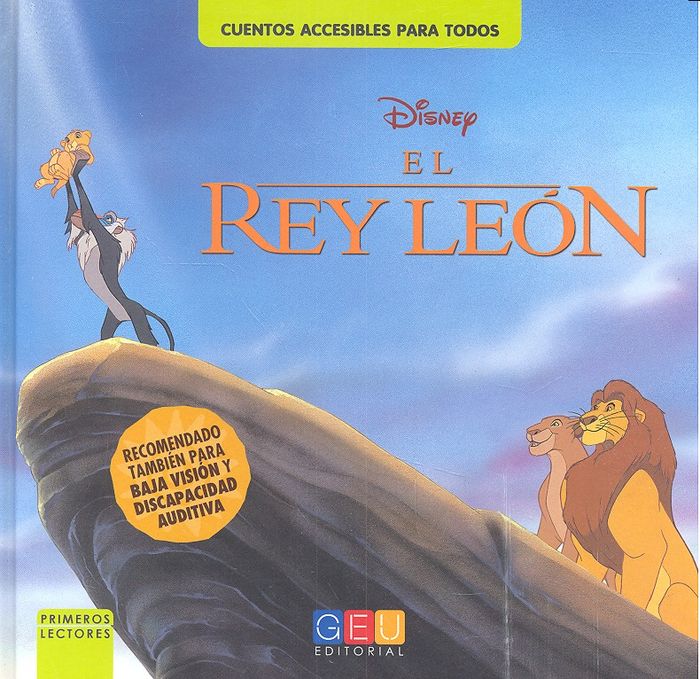 El Rey león, de DISNEY | portada del libro