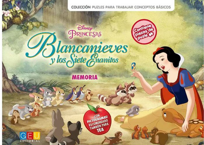 Blancanieves y los siete enanitos. Memoria, de DISNEY | portada del libro