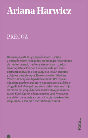 Precoz, de Harwicz | portada del libro