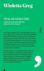 Tragar mercurio, de WIOLETTA GREG | portada del libro