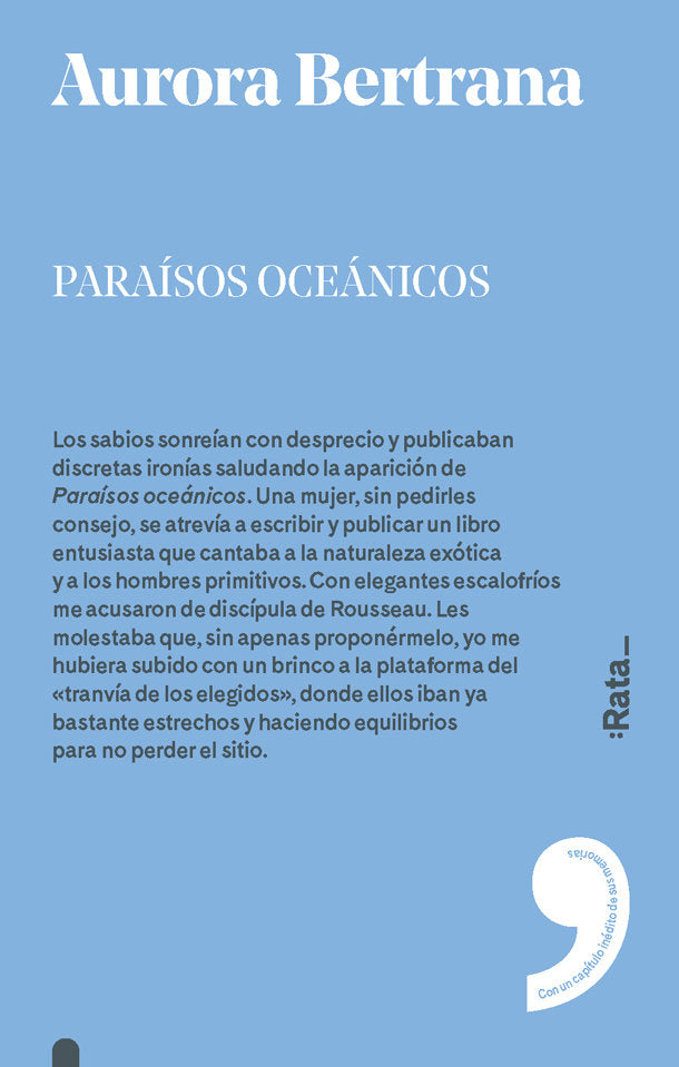 Paraísos oceánicos, de Aurora Bertrana | portada del libro